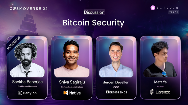 Bitcoin Security Panel